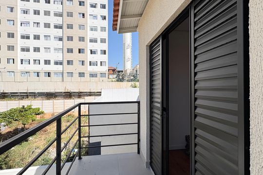 Varanda da Suíte  de casa à venda com 3 quartos, 117m² em Vila Palmeiras, São Paulo