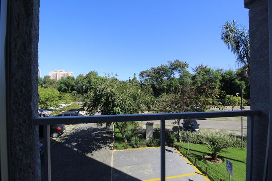 Sala - Varanda de apartamento à venda com 2 quartos, 55m² em Barra Olímpica, Rio de Janeiro