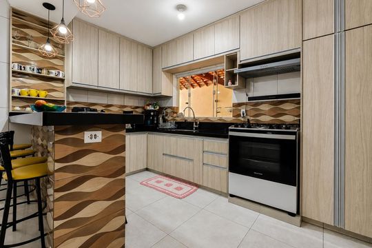 Cozinha de casa para alugar com 4 quartos, 186m² em Vila Francisca, Campinas