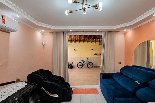 Sala de casa para alugar com 4 quartos, 186m² em Vila Francisca, Campinas