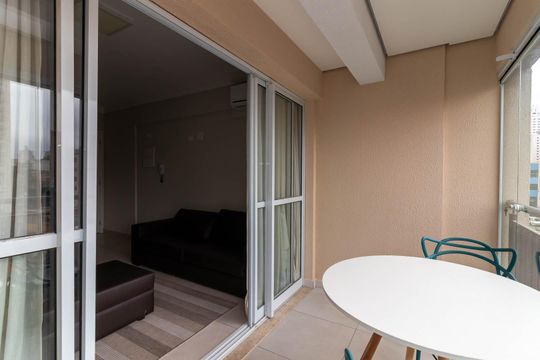 Varanda da Sala de apartamento para alugar com 1 quarto, 40m² em Santana, São Paulo