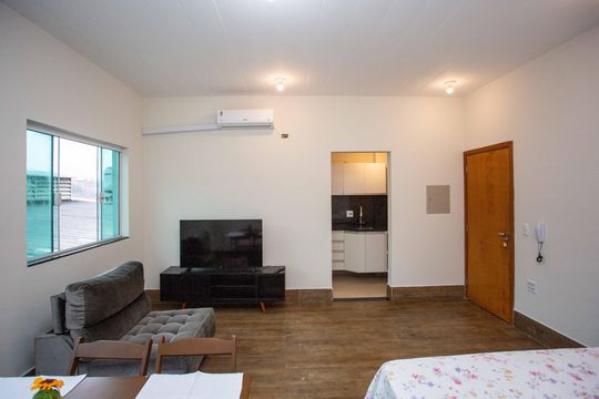 Sala/Quarto de apartamento para alugar com 1 quarto, 36m² em Serraria, Diadema