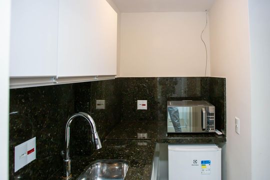 Cozinha de apartamento para alugar com 1 quarto, 36m² em Serraria, Diadema