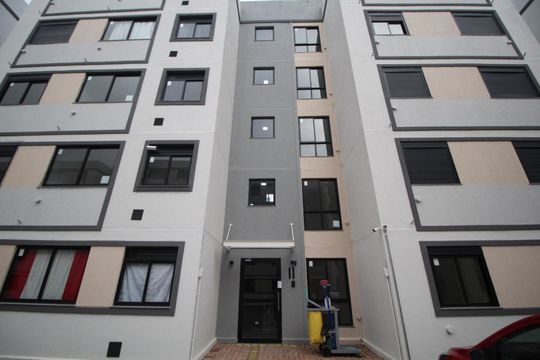 Fachada do bloco de kitnet/studio à venda com 0 quarto, 10m² em Lomba do Pinheiro, Porto Alegre