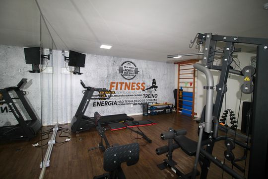 Área comum - Academia de apartamento à venda com 2 quartos, 55m² em Mossunguê, Curitiba