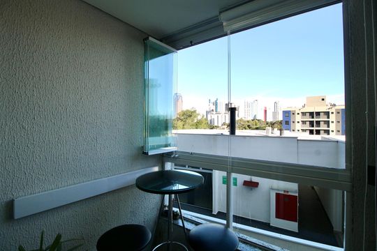 Sacada de apartamento à venda com 2 quartos, 55m² em Mossunguê, Curitiba