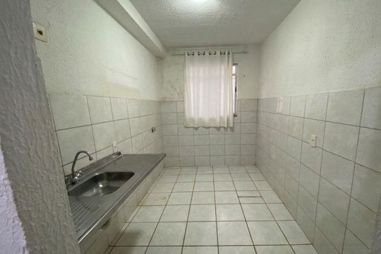 Cozinha de kitnet/studio para alugar com 1 quarto, 25m² em Bela Vista, Vespasiano