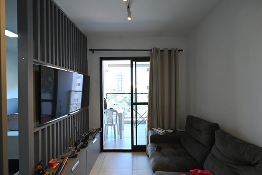 Sala de apartamento para alugar com 1 quarto, 32m² em Chácara Inglesa, São Paulo