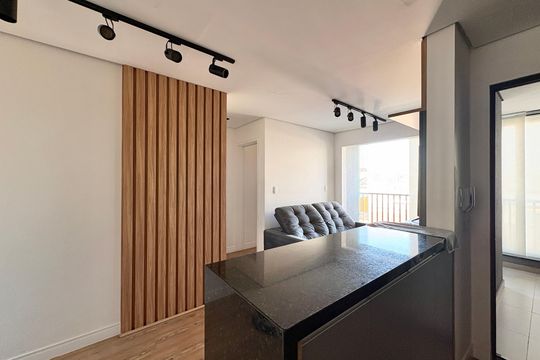 Cozinha de apartamento à venda com 2 quartos, 47m² em Vila Albertina, São Paulo