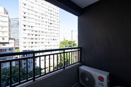 Sacada de kitnet/studio à venda com 1 quarto, 22m² em Centro Histórico de São Paulo, São Paulo