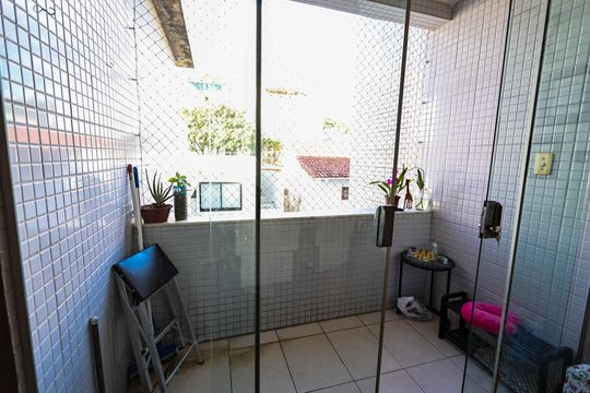 Varanda da Sala de apartamento para alugar com 3 quartos, 150m² em Nova Granada, Belo Horizonte