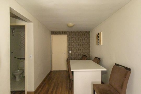 Sala de apartamento à venda com 1 quarto, 35m² em Portão, Curitiba