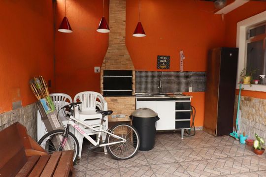 Espaço Gourmet de casa à venda com 3 quartos, 180m² em Baeta Neves, São Bernardo do Campo