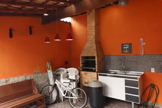 Espaço Gourmet de casa à venda com 3 quartos, 180m² em Baeta Neves, São Bernardo do Campo