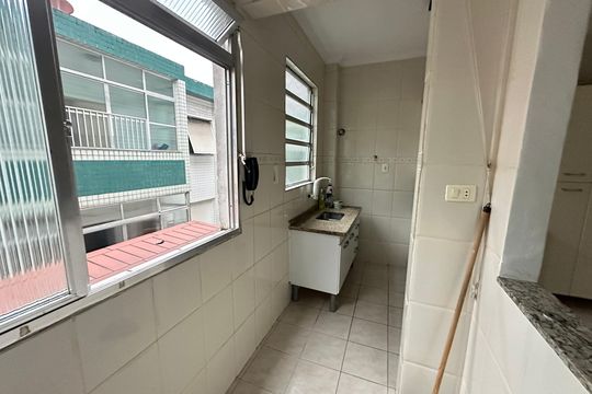 Área de Serviço de apartamento para alugar com 2 quartos, 55m² em Itararé, São Vicente