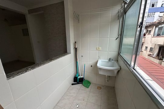 Área de Serviço de apartamento para alugar com 2 quartos, 55m² em Itararé, São Vicente