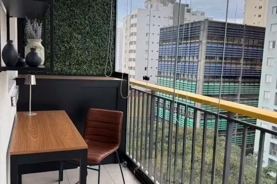 Varanda de kitnet/studio para alugar com 1 quarto, 33m² em Santana, São Paulo