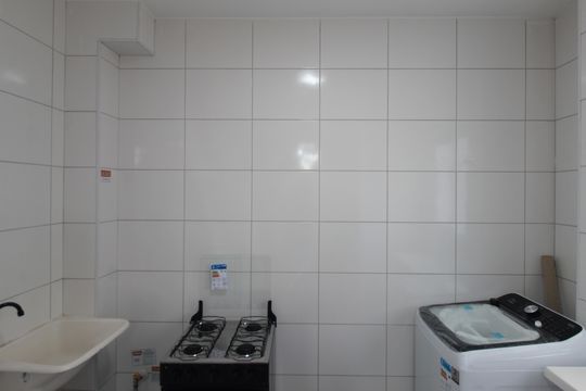 Cozinha e Área de Serviço de apartamento para alugar com 2 quartos, 50m² em Juliana, Belo Horizonte