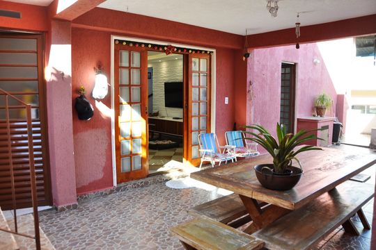 Detalhe - Quintal com churrasqueira de casa à venda com 4 quartos, 120m² em Vila Pirituba, São Paulo