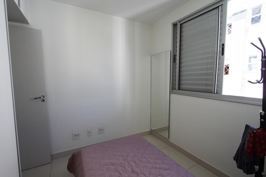 Quarto 2 de apartamento à venda com 3 quartos, 77m² em Grajaú, Belo Horizonte