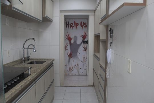 Cozinha de apartamento à venda com 3 quartos, 83m² em Boa Vista, São Caetano do Sul