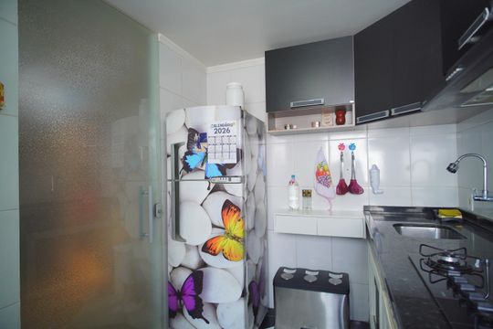 Cozinha de apartamento à venda com 4 quartos, 92m² em Santos Dumont, São Leopoldo
