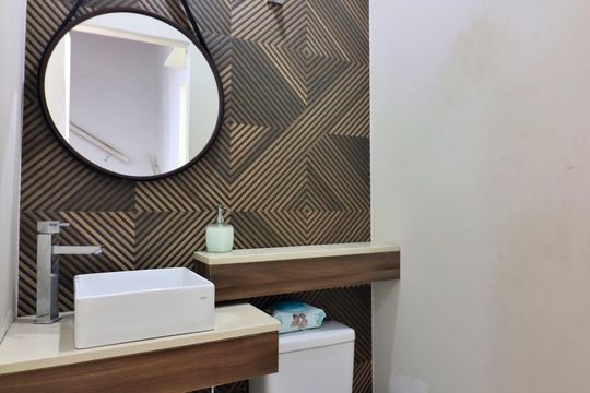 Lavabo de casa de condomínio à venda com 3 quartos, 120m² em Demarchi, São Bernardo do Campo