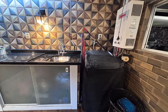 Área de Serviço de casa de condomínio para alugar com 3 quartos, 84m² em Vargem Grande, Rio de Janeiro