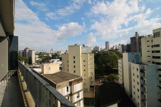Vista Sacada de apartamento para alugar com 1 quarto, 53m² em Bigorrilho, Curitiba
