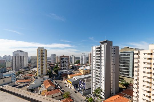 Vista do terraço de apartamento à venda com 1 quarto, 75m² em Vila Guarani (zona Sul), São Paulo