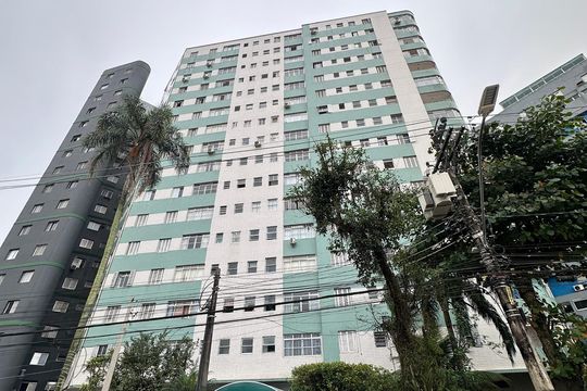 Fachada do Prédio de apartamento para alugar com 1 quarto, 15m² em Gonzaguinha, São Vicente