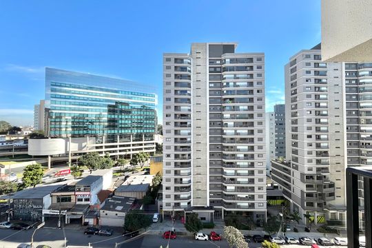 Vista da Suíte de apartamento à venda com 2 quartos, 48m² em Vila Guarani (zona Sul), São Paulo