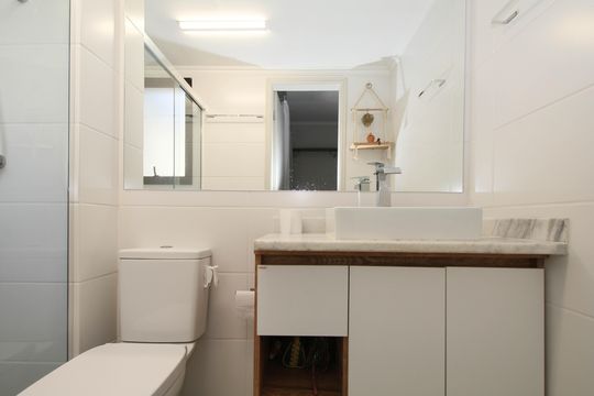 Banheiro 1 de apartamento à venda com 2 quartos, 68m² em Vila Suzana, São Paulo