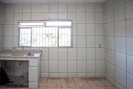 Cozinha de casa para alugar com 1 quarto, 48m² em Eldorado, Diadema