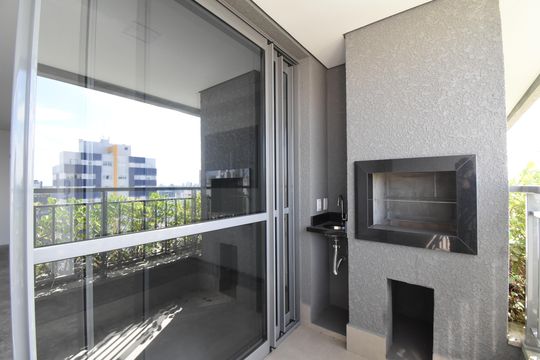 Sacada de apartamento à venda com 3 quartos, 137m² em Centro, Curitiba