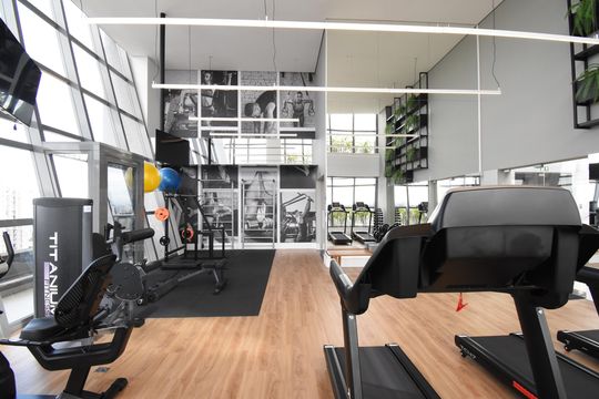 Área comum de apartamento à venda com 3 quartos, 137m² em Centro, Curitiba