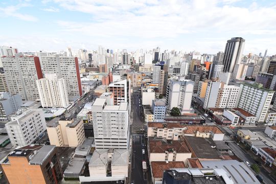 Área comum de apartamento à venda com 2 quartos, 95m² em Centro, Curitiba