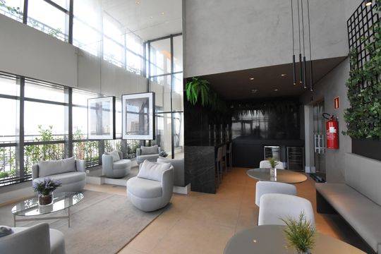 Área comum de apartamento à venda com 2 quartos, 95m² em Centro, Curitiba