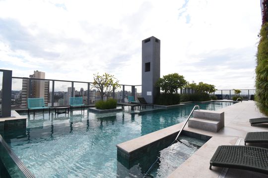 Área comum de apartamento à venda com 2 quartos, 105m² em Centro, Curitiba