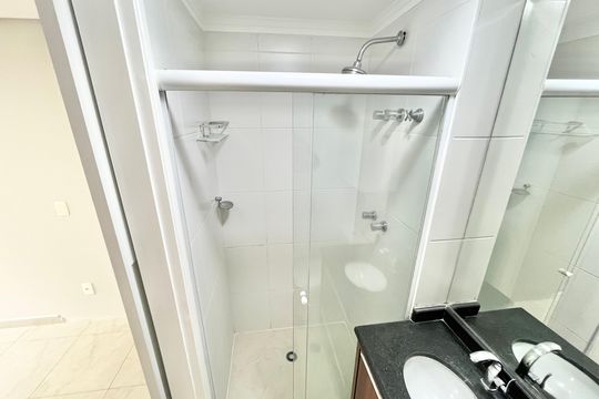 Banheiro da Suíte de apartamento à venda com 2 quartos, 83m² em Santana, São Paulo
