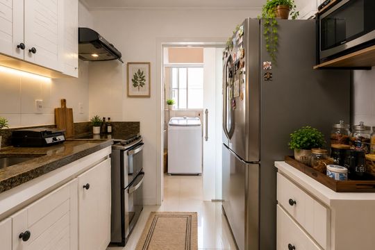 Cozinha de apartamento à venda com 3 quartos, 164m² em Cerqueira César, São Paulo