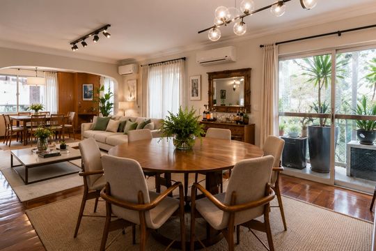 Sala de Jantar de apartamento à venda com 3 quartos, 164m² em Cerqueira César, São Paulo
