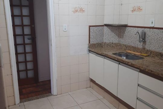 Cozinha de apartamento à venda com 3 quartos, 98m² em Rio Comprido, Rio de Janeiro