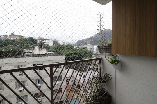 Varanda de apartamento à venda com 2 quartos, 52m² em Pechincha, Rio de Janeiro