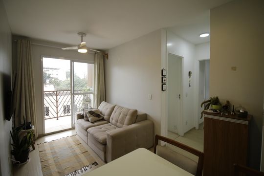 Sala de apartamento à venda com 2 quartos, 52m² em Pechincha, Rio de Janeiro