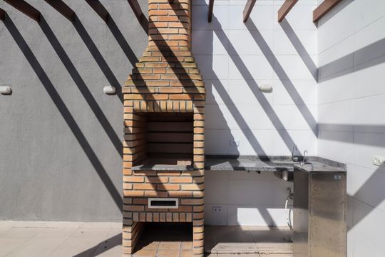 Área comum - Churrasqueira de apartamento à venda com 2 quartos, 46m² em Parada Xv de Novembro, São Paulo
