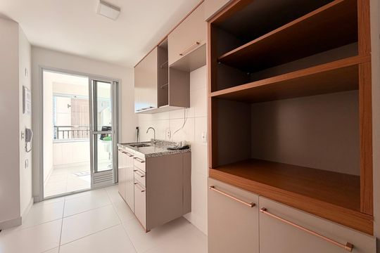 Cozinha de apartamento para alugar com 1 quarto, 43m² em Tatuapé, São Paulo