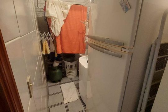 Cozinha de apartamento para alugar com 2 quartos, 96m² em Vila Caiçara, Praia Grande