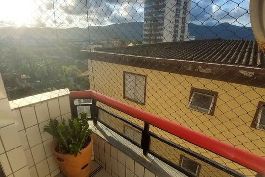 Varanda de apartamento para alugar com 2 quartos, 96m² em Vila Caiçara, Praia Grande