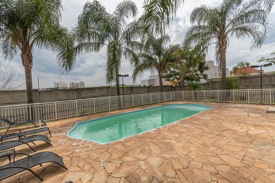 Área comum - Piscina de apartamento para alugar com 2 quartos, 58m² em Loteamento Residencial Viva Vista, Sumaré